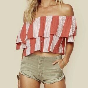 Faithfull the Brand Picnic stripe Salerno Top